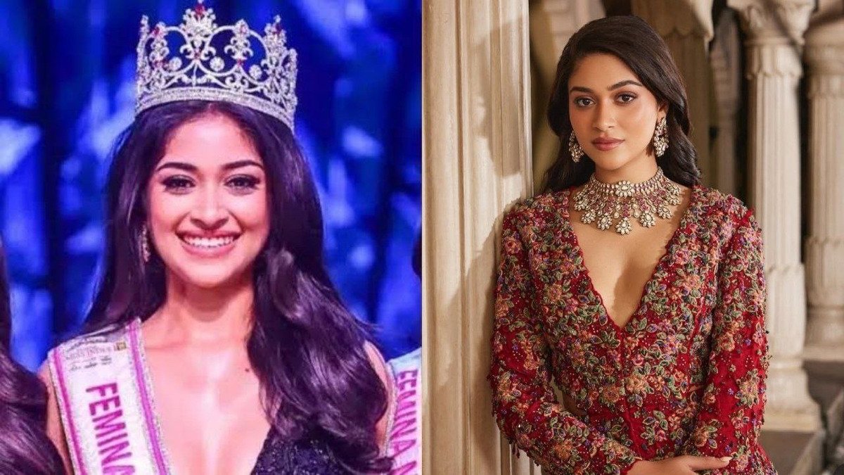 Nandini Gupta winner of Miss India 2023 and India’s Rising Star at Miss World 2025 in Hyderabad