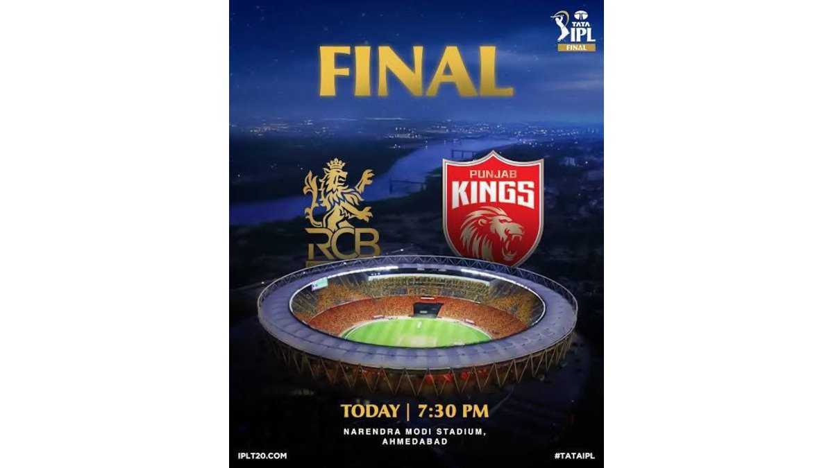 IPL 2025 Final: The Battle Between RCB and PBKS Set to Light Up Ahmedabad Tonight