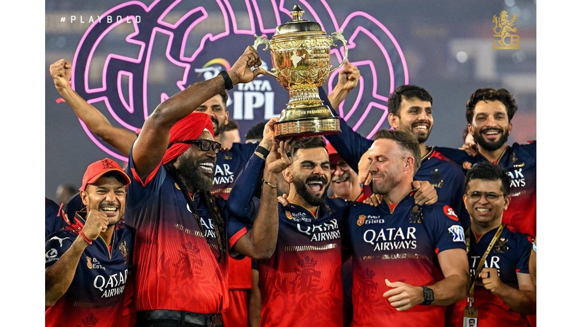 History Made: RCB Lifts Maiden IPL Trophy After 17 Years of Wait