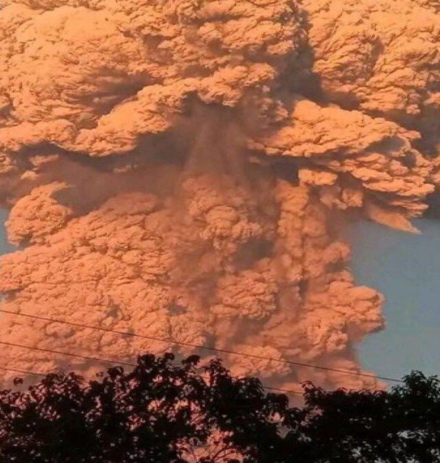 Mount Lewotobi Erupts