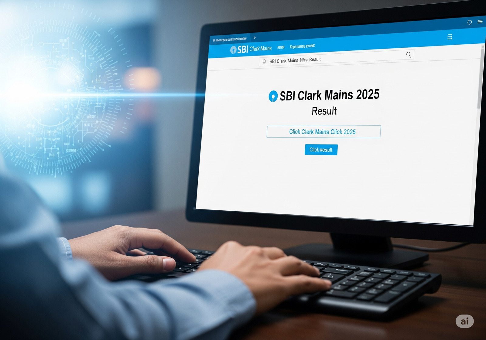 SBI clerk mains result 2025