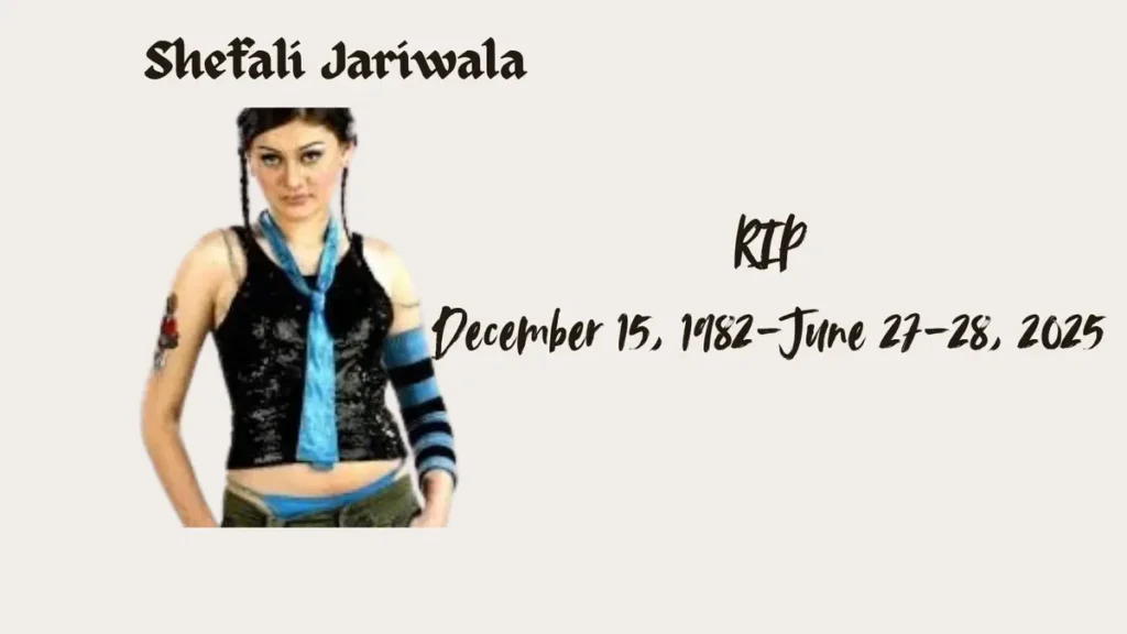 Shefali Jariwala dies at the age of 42
