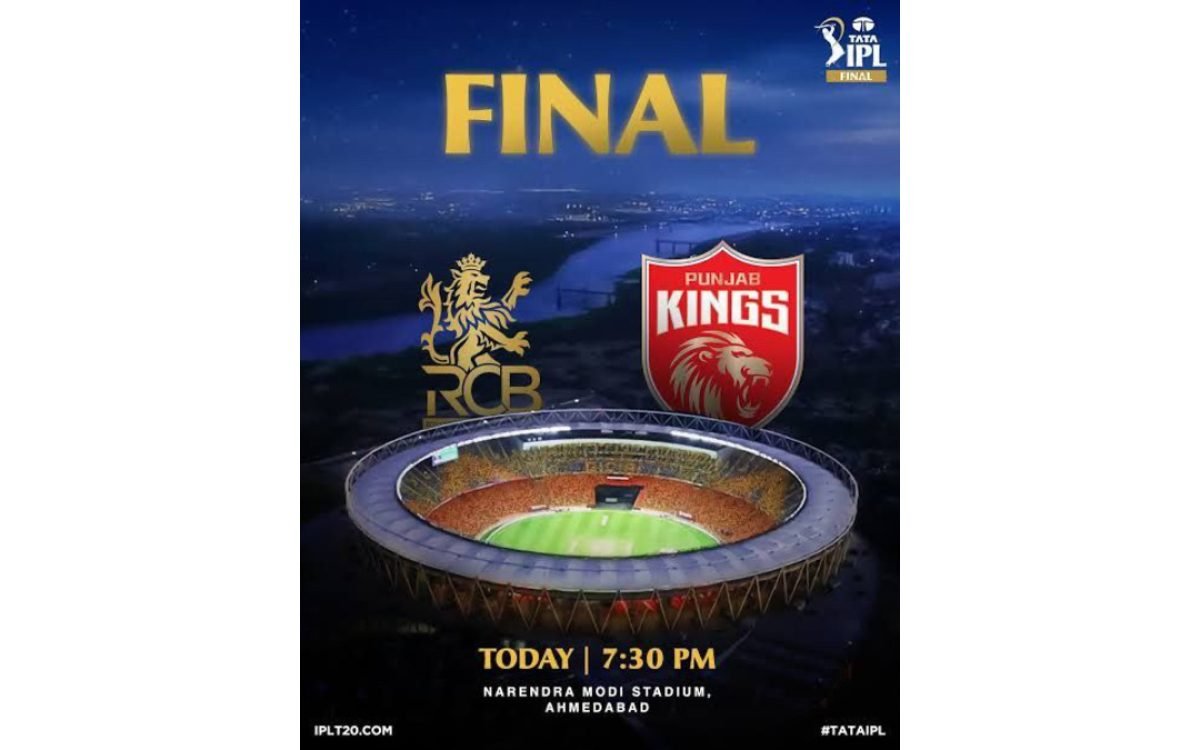 IPL 2025 Final: The Battle Between RCB and PBKS Set to Light Up Ahmedabad Tonight