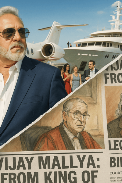 Vijay Mallya Net Worth 2025 ₹66.30 billion? How the ‘King of Good Times’ Lost Billions But Still Lives Large