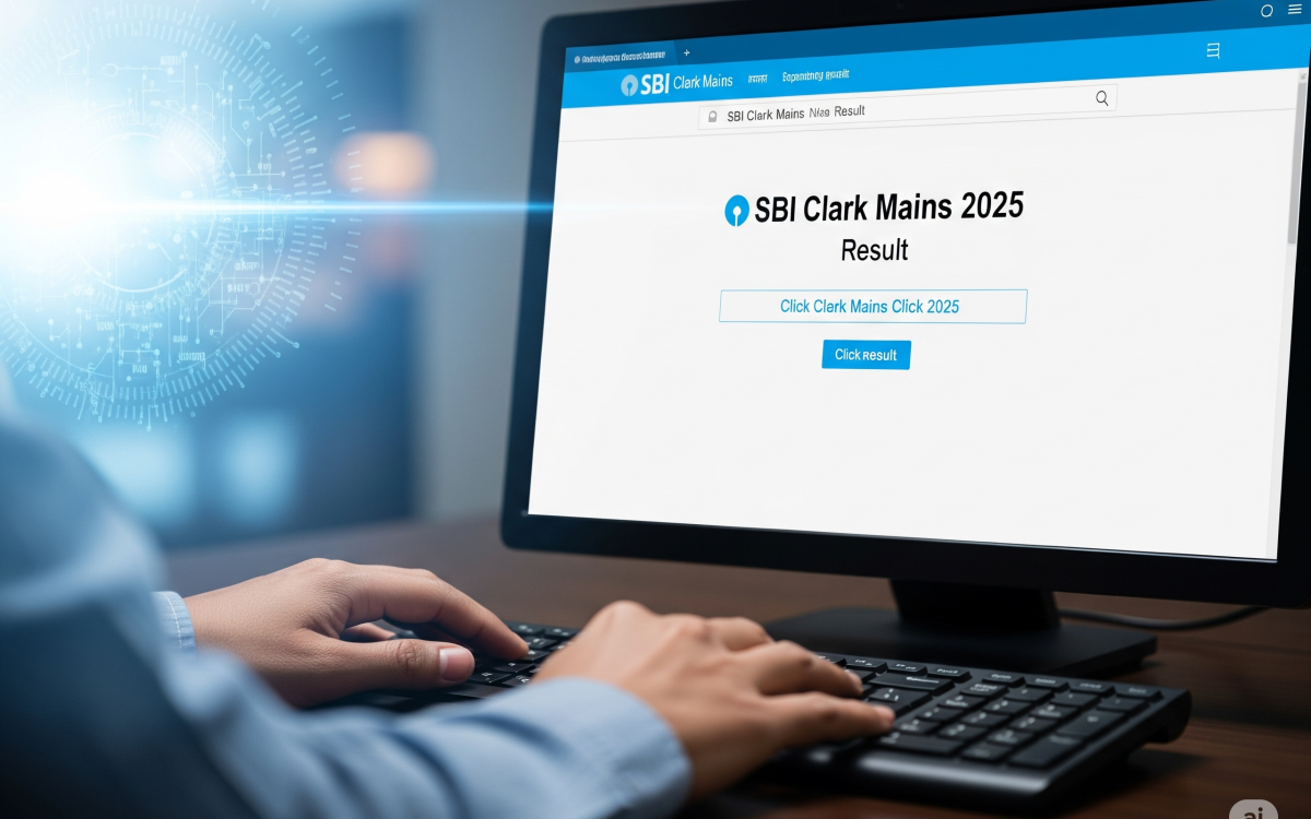 SBI clerk mains result 2025