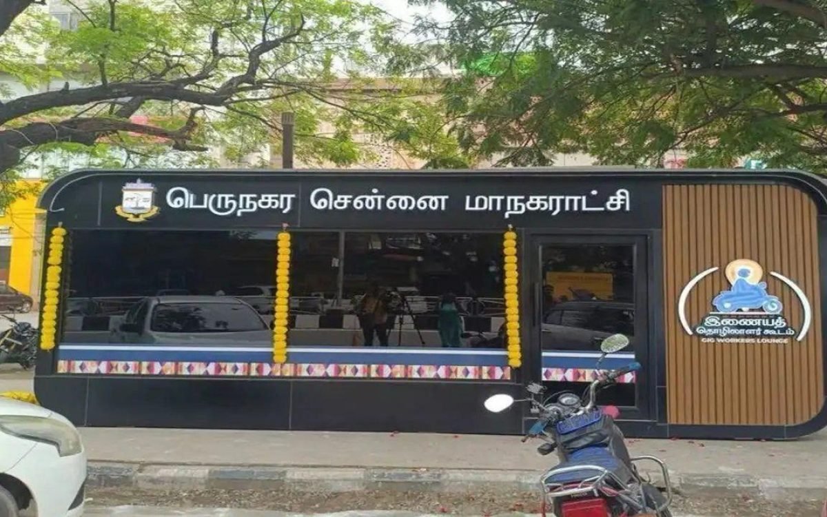 India’s First AC Lounges for Delivery Workers Open in Chennai