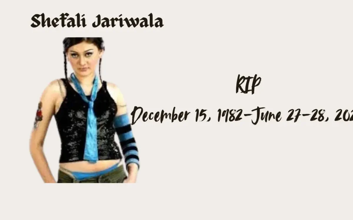 The ‘Kaanta Laga’ girl, Shefali Jariwala, passed away at the age of 42.”